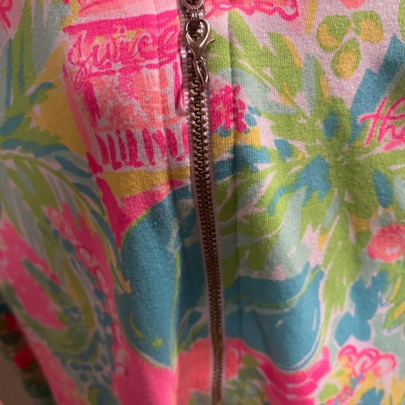 Lilly Pulitzer Lily Loves Florida Half Zip Popover - Picture 3 of 5